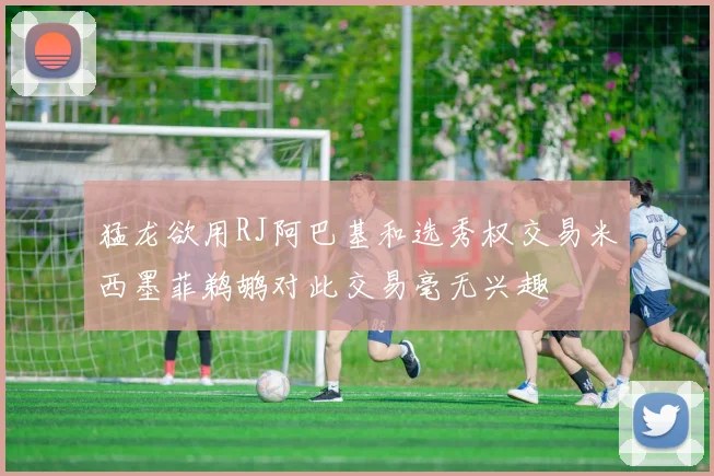 猛龙欲用RJ阿巴基和选秀权交易米西墨菲鹈鹕对此交易毫无兴趣